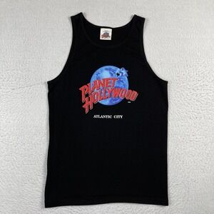 Planet Hollywood Shirt Mens‎ Medium USA Vintage Tank Top Atlantic City Vacation